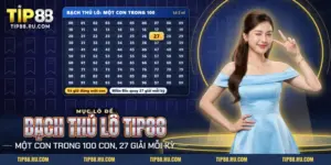 Bạch thủ lô TIP88 với một con lô được chọn riêng trong lưới các số