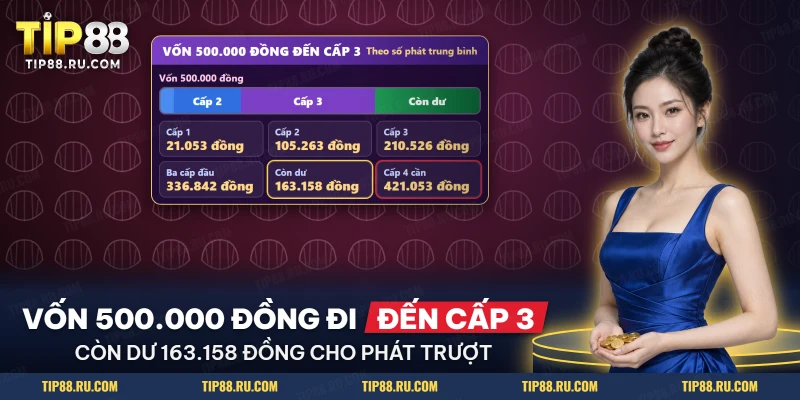 Cách chia vốn năm trăm nghìn đồng cho ba cấp nhiệm vụ đầu trong bắn cá