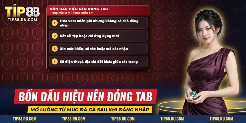 Bốn dấu hiệu của trang hứa xem đá gà Thomo miễn phí nhưng không đáng tin